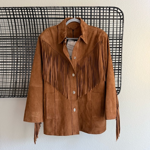 Stand studio estee fringe suede jacket - Picture 2 of 11